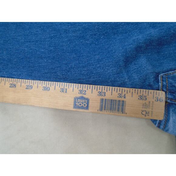 Vintage 90s Levis 501 Medium Wash Denima Button Fly Size 38x36 Red Tab - Picture 8 of 16